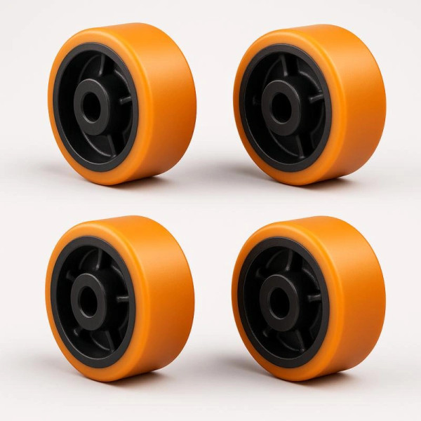 Roda Guia De Poliuretano